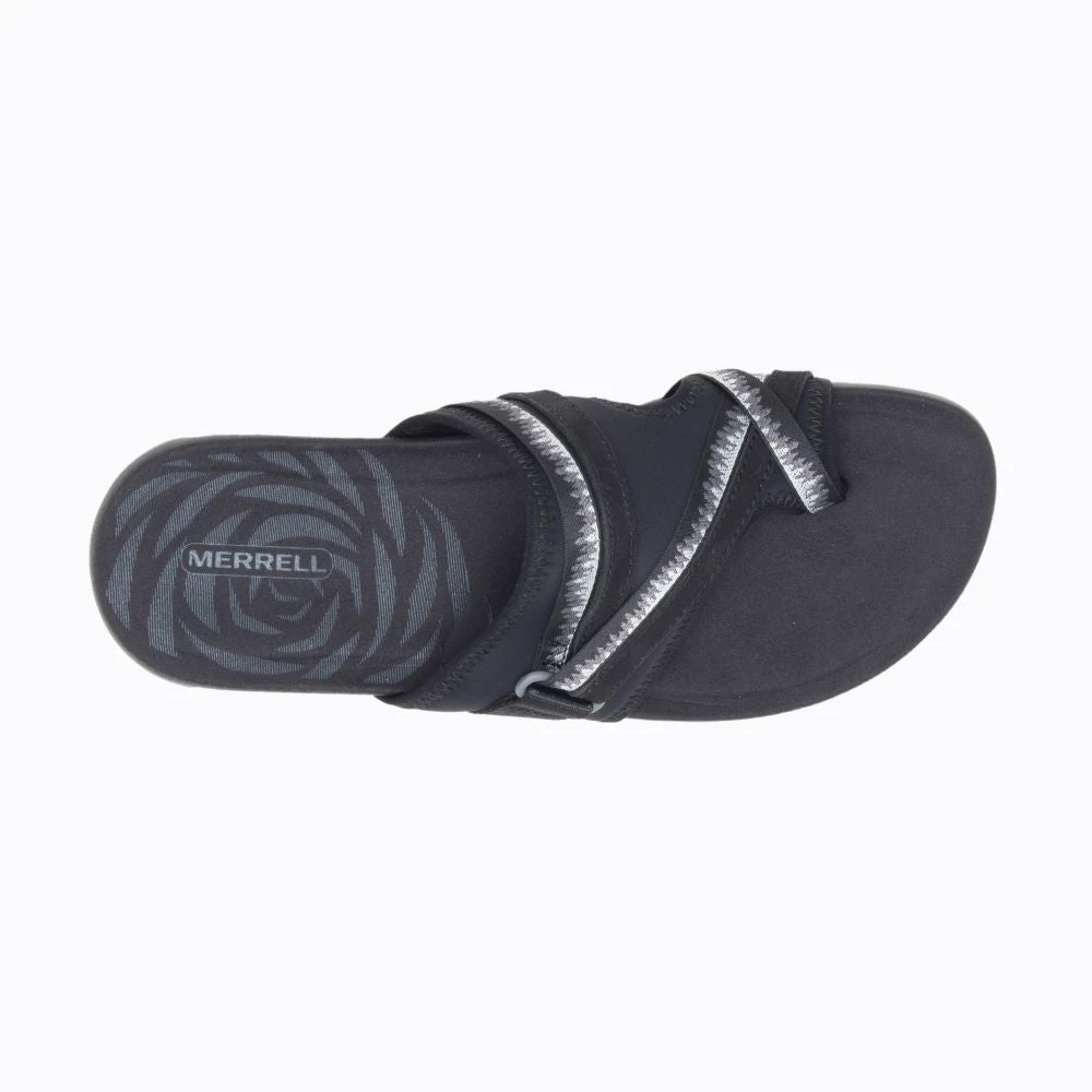 'Merrell' Women's Terran 3 Cush Post Sandal - Black - Image 2
