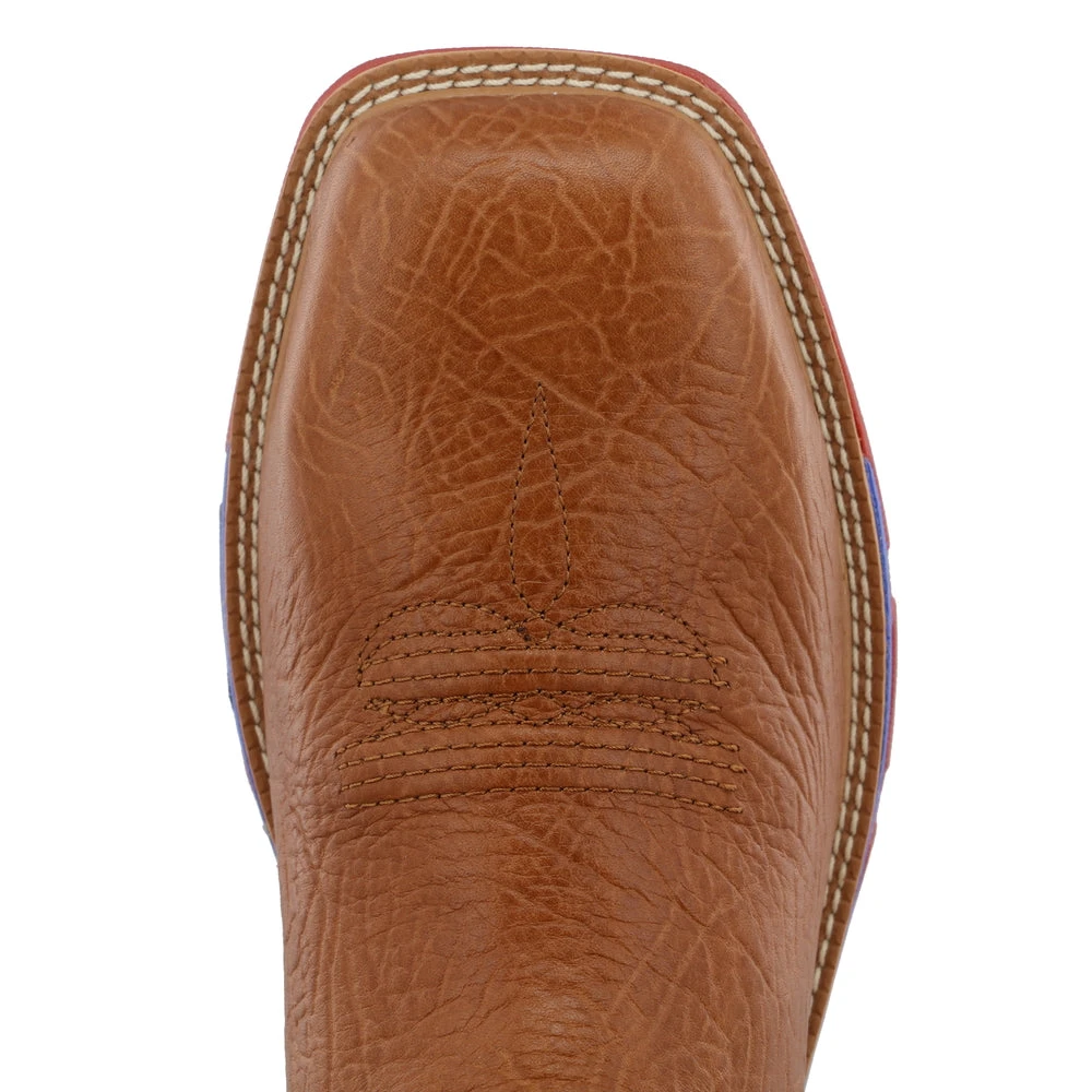 'Twisted X' Men's 12" Western EH Alloy Toe - Tan / Orange - Image 2