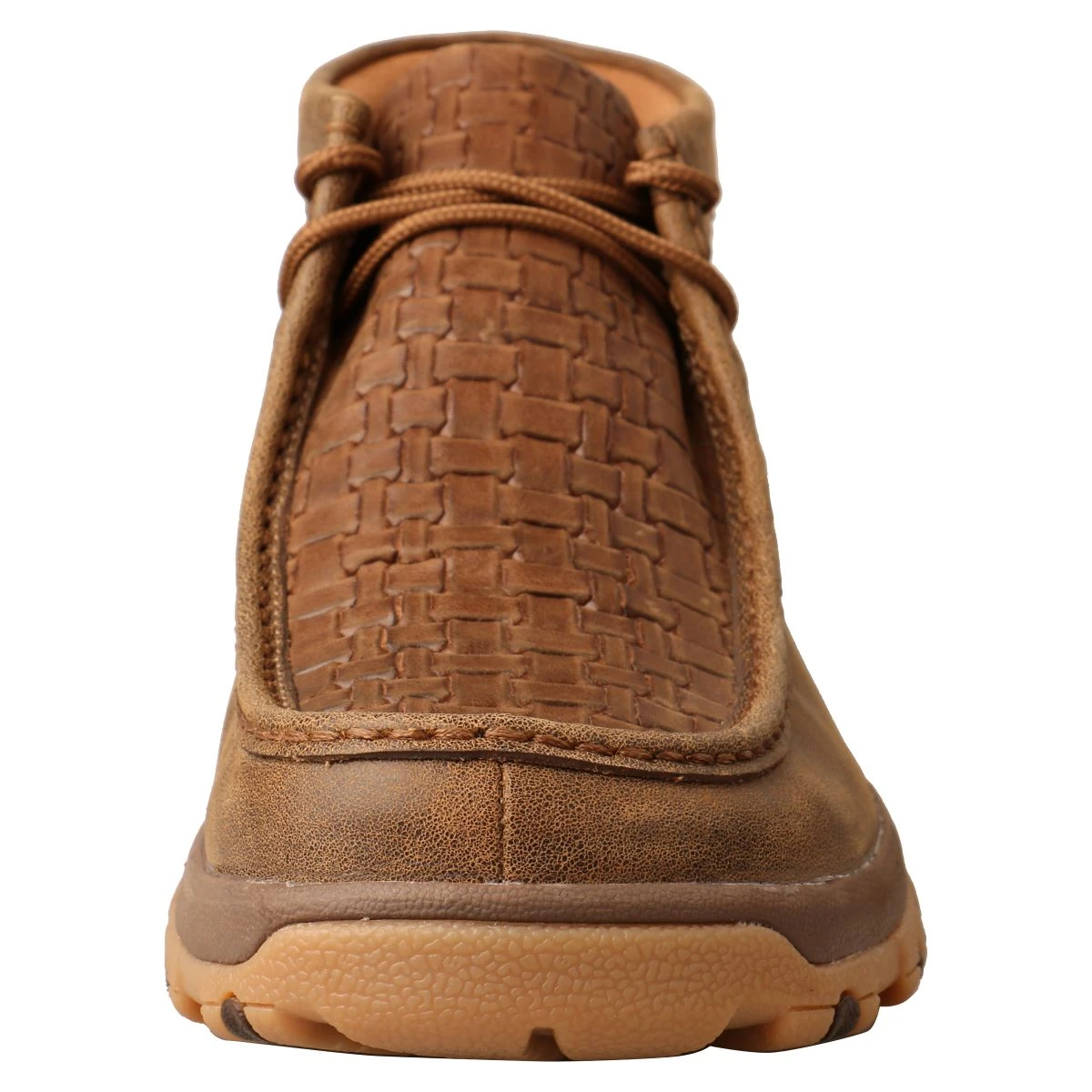 'Twisted X' Men's CellStretch® Chukka Driving Moc - Bomber / Chocolate - Image 4