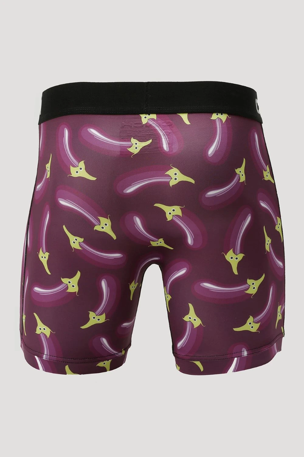 'Cinch' Men's 6" Eggplant Boxer Brief - Purple - Image 2