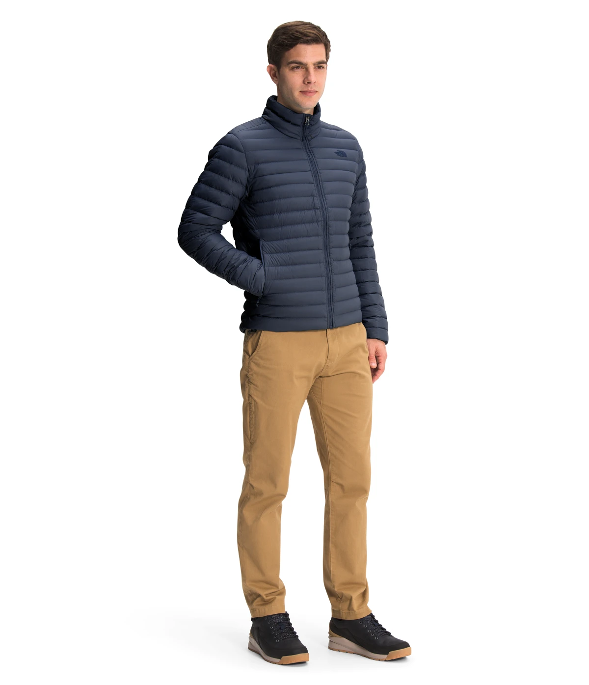 'The North Face' Men's Stretch Down Stowable Jacket - Aviator Navy - Image 4