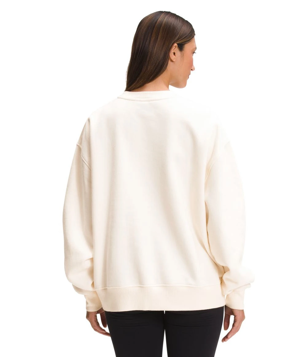 'The North Face' Women's City Standard Crew Sweatshirt - Gardenia White - Image 2