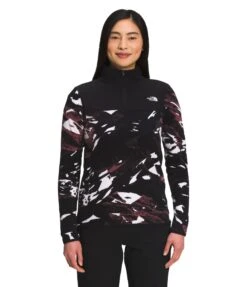 'The North Face' Printed TKA Glacier 1/4 Zip Fleece - Wild Ginger