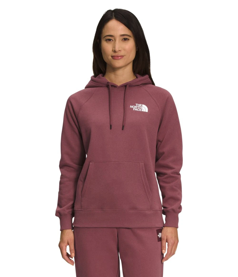 'The North Face' Women's Box NSE Pullover Hoodie - Wild Ginger / TNF White - Image 2