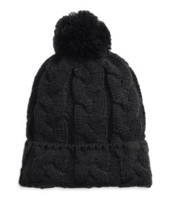 'The North Face' Women's Cable Minna Pom Beanie - TNF Black