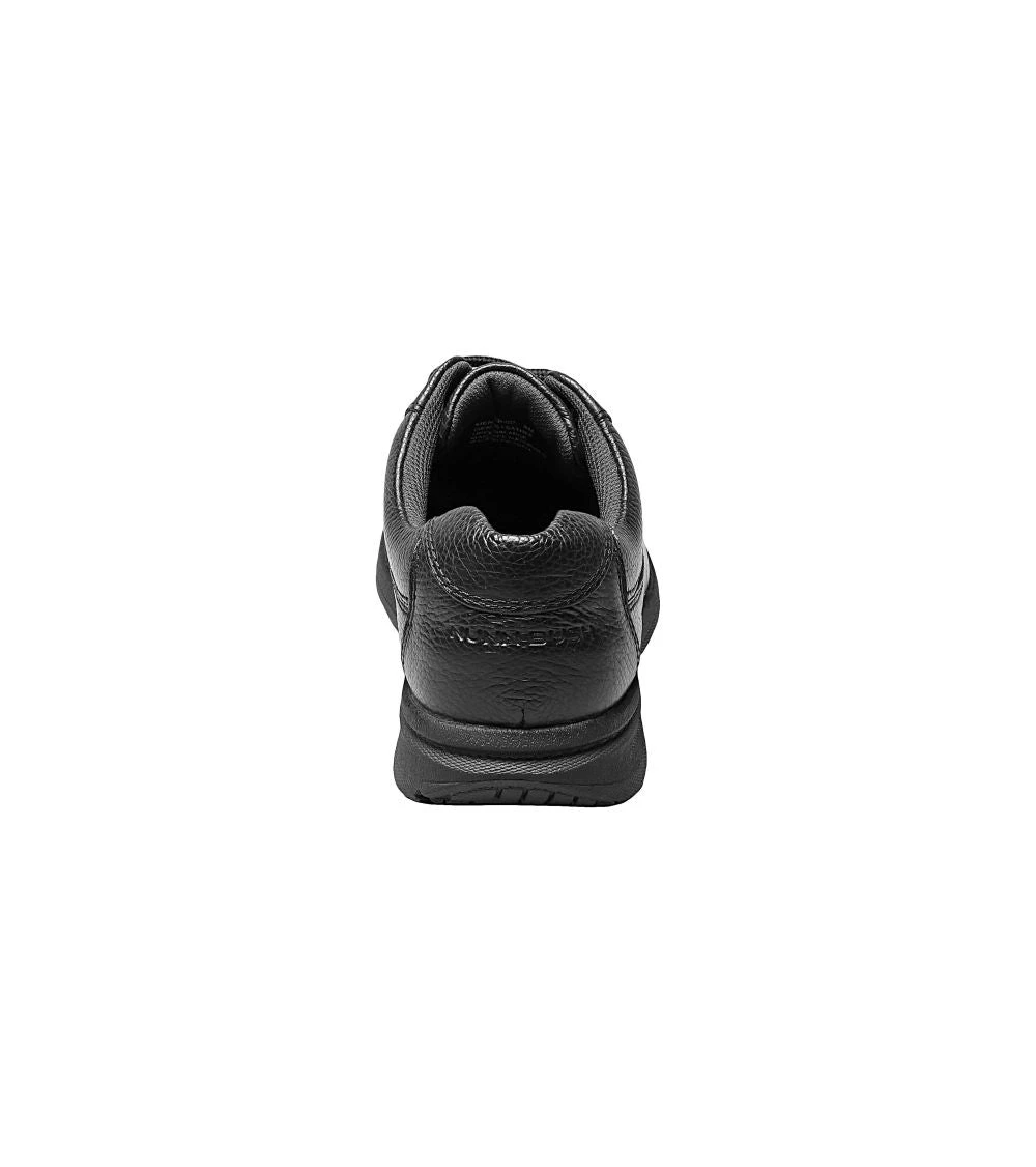 'Nunn Bush' Men's Cam Moc Toe Oxford - Black Tumbled - Image 5