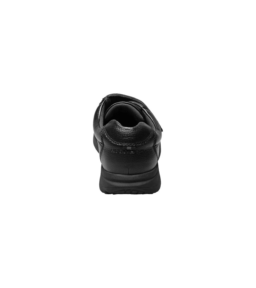 'Nunn Bush' Men's Cam Moc Toe Strap - Black Tumbled - Image 5