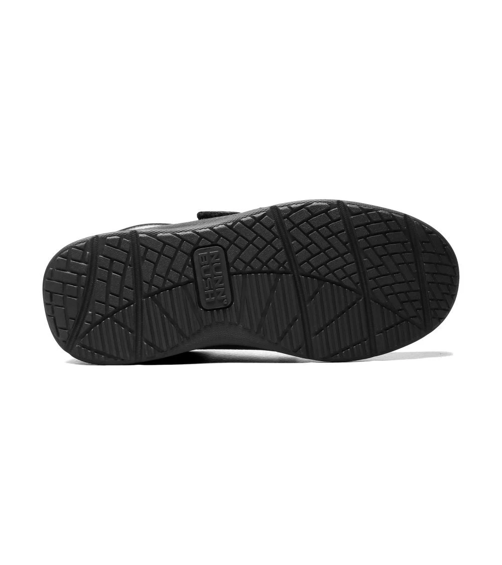 'Nunn Bush' Men's Cam Moc Toe Strap - Black Tumbled - Image 3