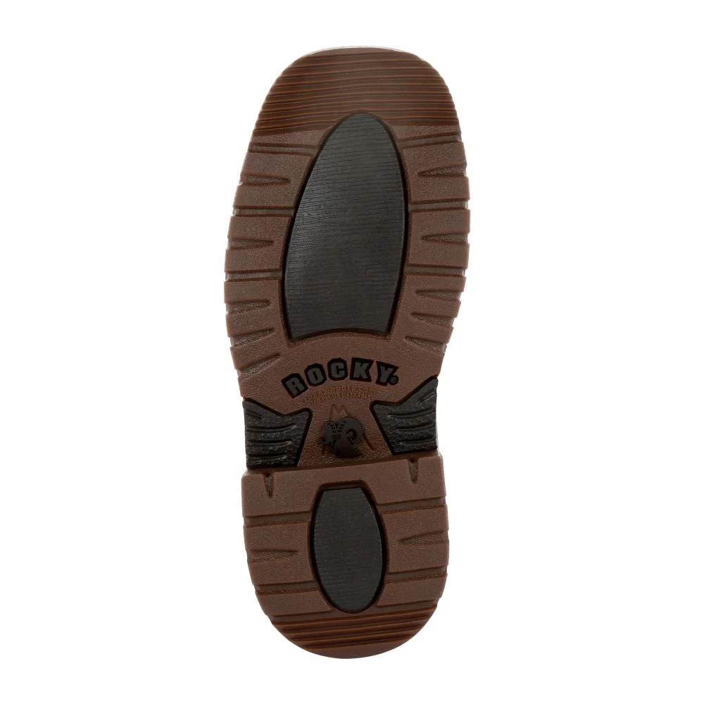 'Rocky' Child Ride FLX Square Toe Boot - Denim Blue / Brown - Image 3