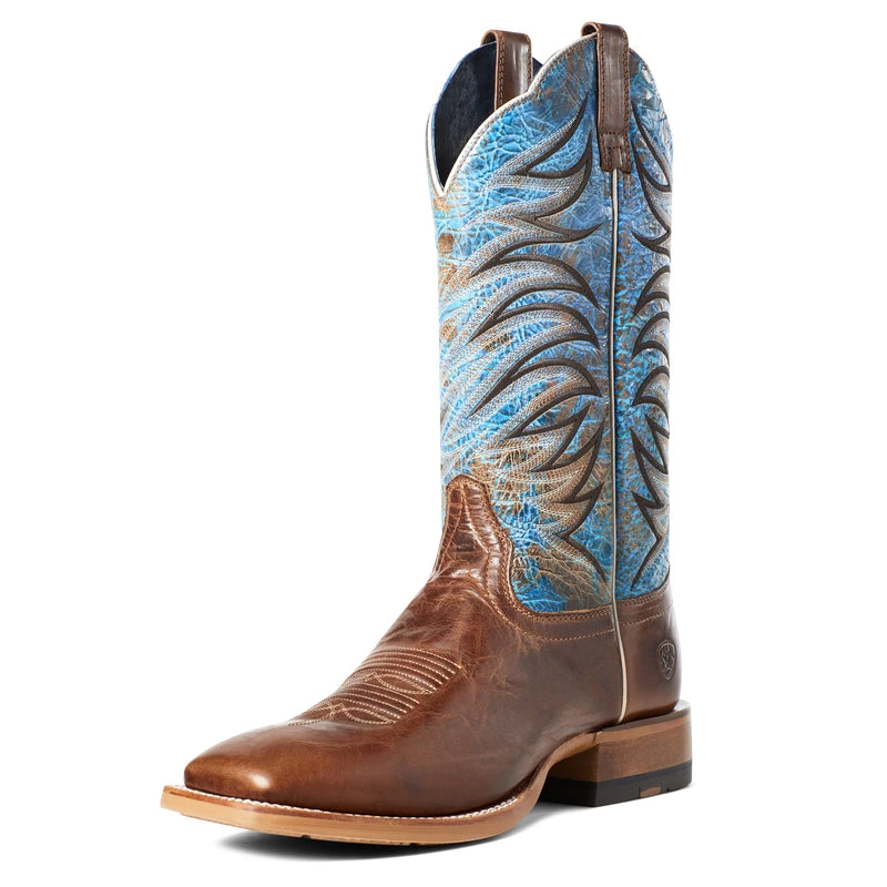 'Ariat' Men's 13" Firecatcher Western Square Toe - Well Brown - Image 4