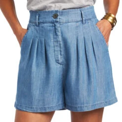 'Ariat' Women's May Short - Denim Blue