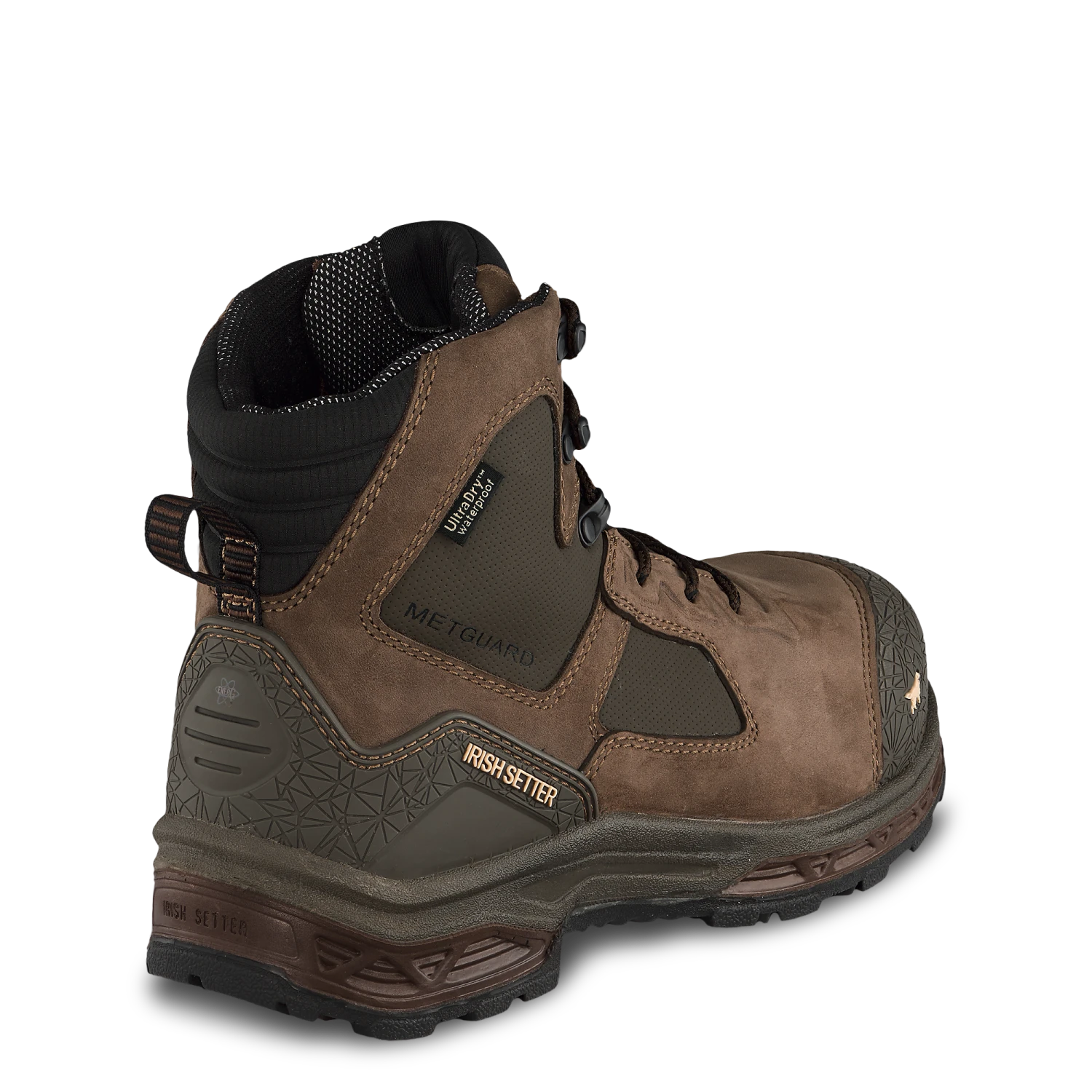 'Irish Setter' Men's 6" Kasota EH WP Met Comp Toe - Brown / Black - Image 4
