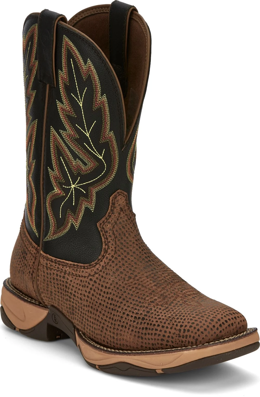 'Tony Lama' Men's 11" Medford WP Steel Toe - Brown / Black - Image 6