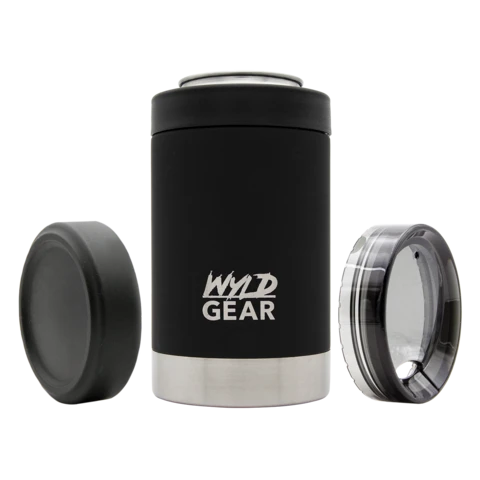 'WYLD GEAR' Multi Can Koozie - Black