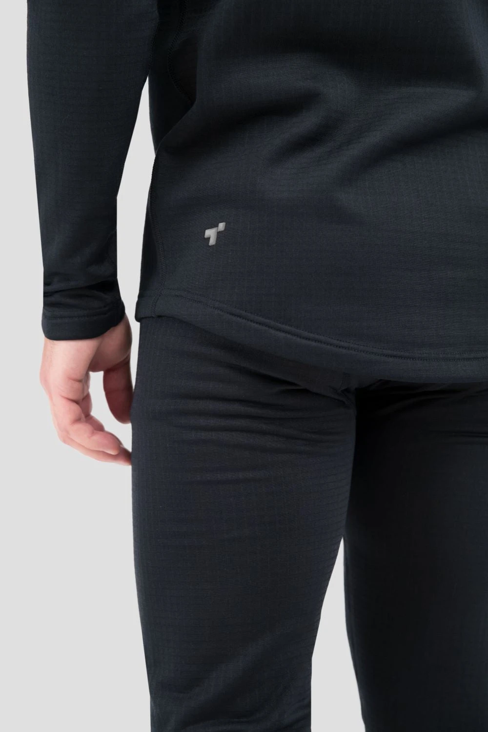 'Terramar' Men's 3.0 Ecolator® Performance Half Zip - Black - Image 5