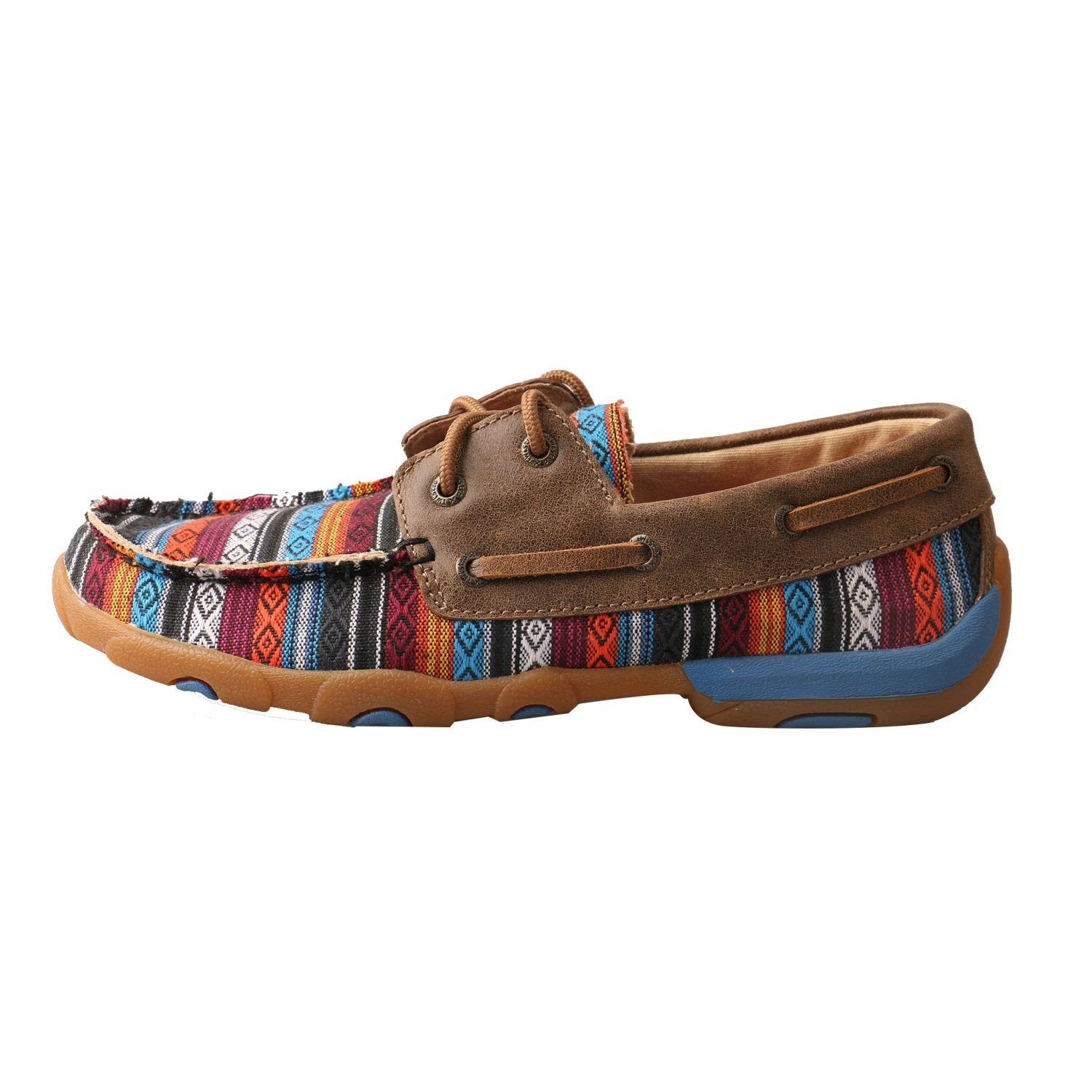 'Twisted X' Women's Driving Moccasin - Serape / Bomber - Image 5