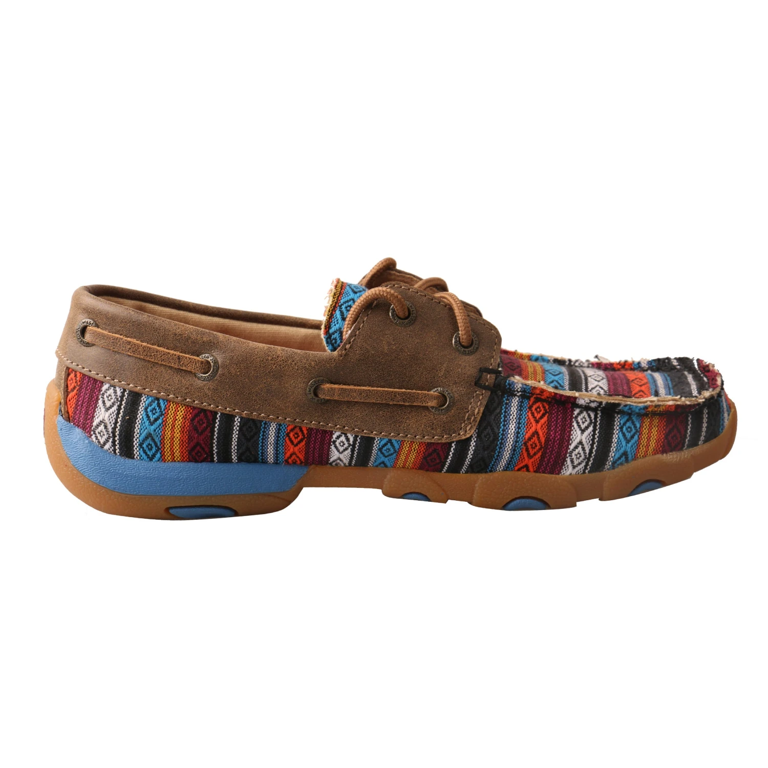 'Twisted X' Women's Driving Moccasin - Serape / Bomber - Image 2