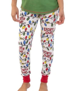 'Lazy One' Women's Lights Out Leggings - White