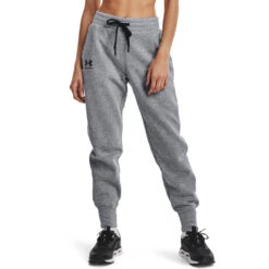 'Under Armour' Women's Armour Fleece Joggers - Steel Medium Heather