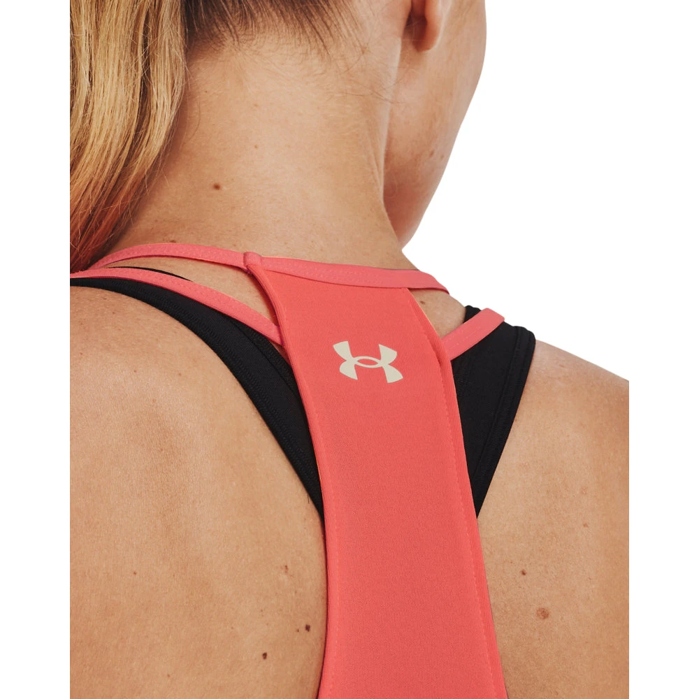 'Under Armour' Women's Iso-Chill Strappy Tank - Electric Tangerine - Image 2