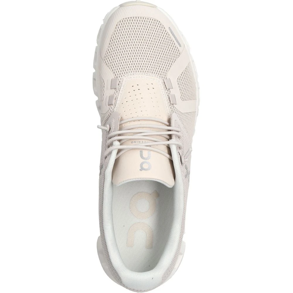 'On Running' Women's Cloud 5 - Pearl / White - Image 2