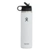 'Hydro Flask' 24 Oz. Wide Mouth W/Flex Straw Lid - White