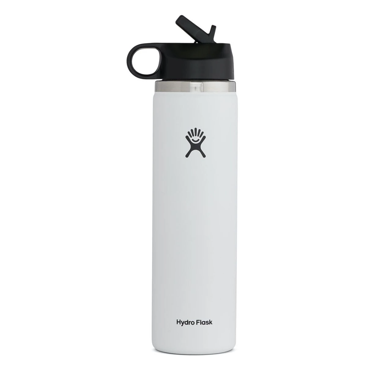'Hydro Flask' 24 Oz. Wide Mouth W/Flex Straw Lid - White